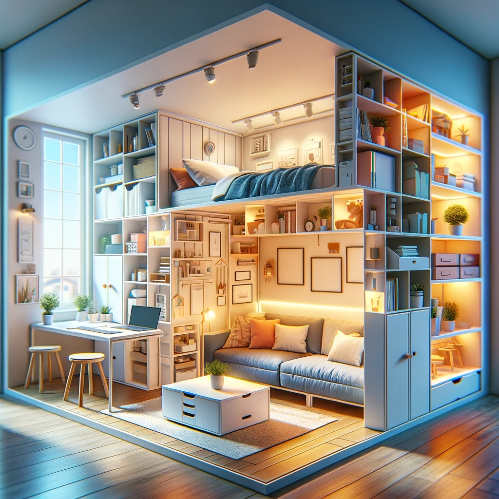 Picture of ROGNAN changes small space living - IKEA Global