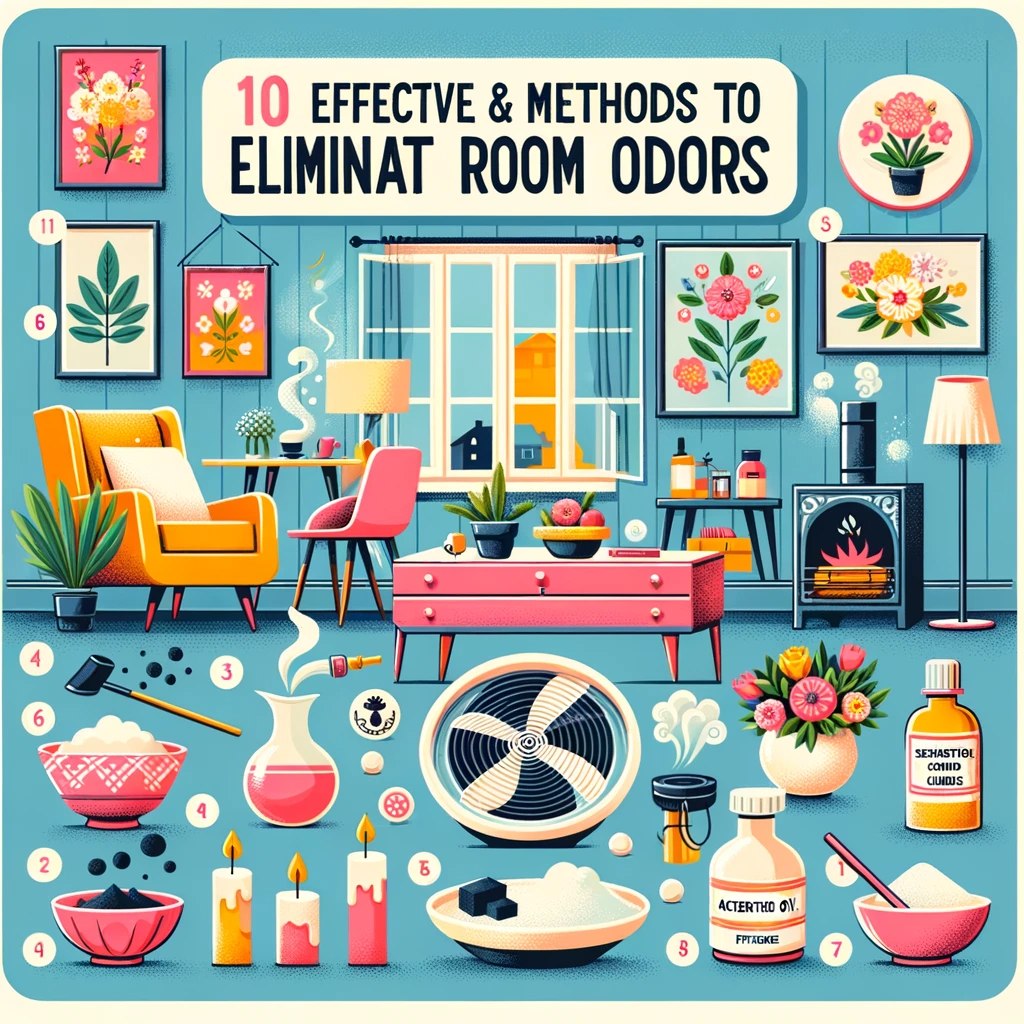 방 냄새 제거 방법, 방 냄새 없애기 원인 및 10가지 쉽고 효과 빠른 방법